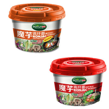 180g Copo Noodle saudável Konjac macarrão instantâneo com baixo-Carb